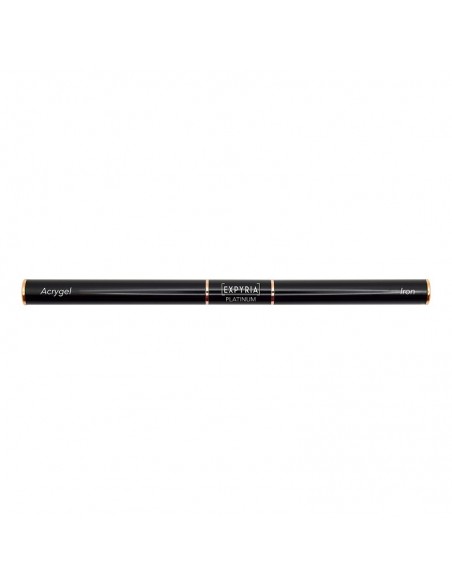 PENNELLO PLATINUM DOPPIA PUNTA PER ACRYGEL+ IRON(SPATOLA)