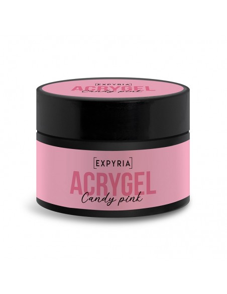 KIT ACRYGEL EXPYRIA CON PENNELLO PLATINUM-ACRYGEL CANDY PINK-SOLUTION ACRYGEL