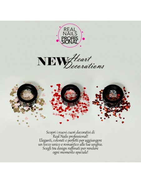 DECORAZIONE ROSSO CUORE PAILETTES