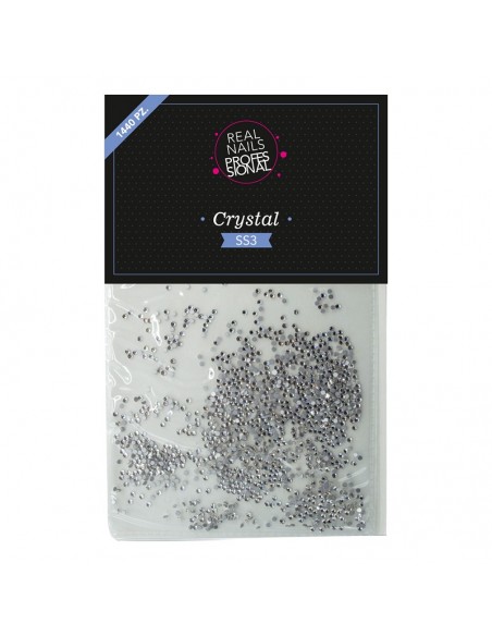 DECORAZIONE IN CRISTALLO TRASPARENTE MISURA SS3